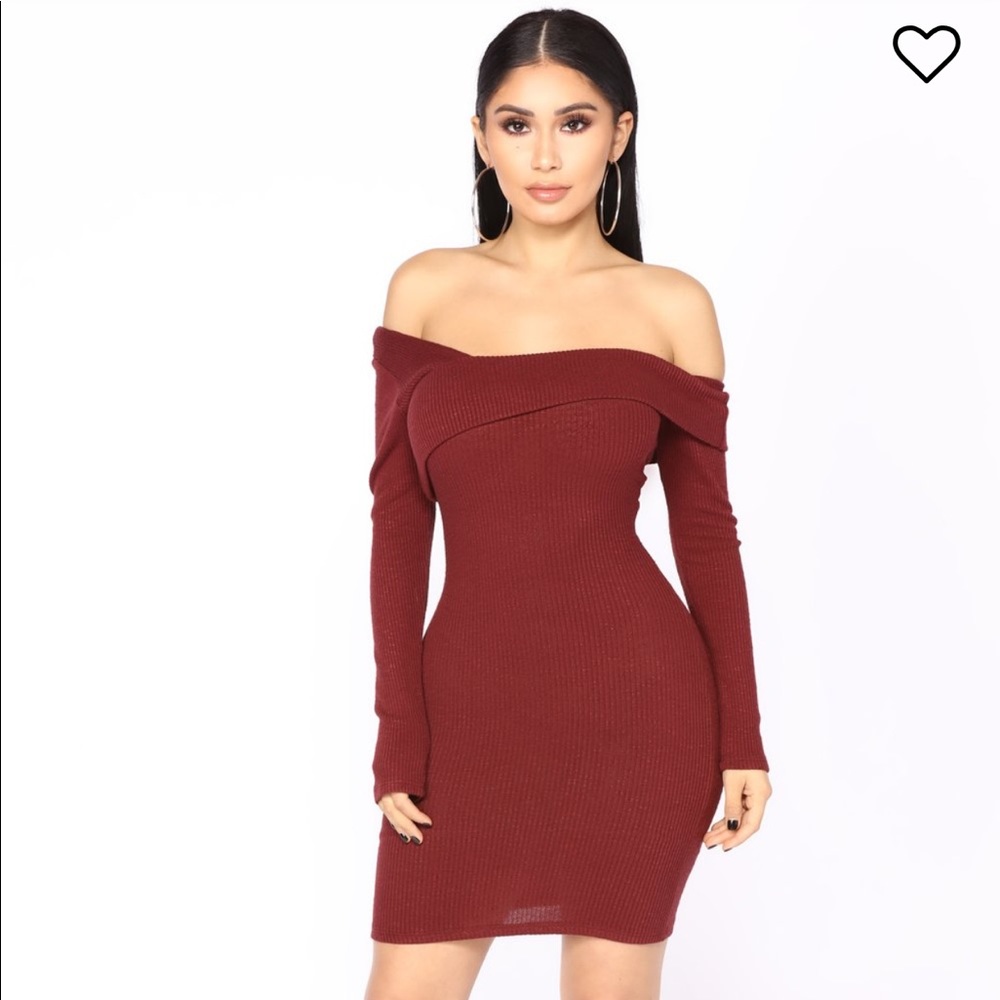 Off the shoulder dress